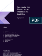 Integração Dos Fluxos Entre Processos Na Logística