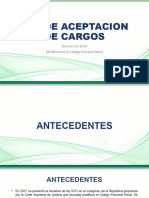 Aceptación de Cargos