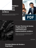 Tecnicas de Vendas e Negociacao para Empreendedores Juridicos