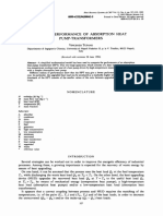 On The Performance of Absorption Heat Pump-Transformes