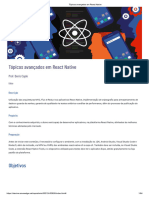 Tópicos Avançados em React Native