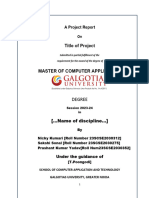 MCA MTE Report - Format (2023-24)