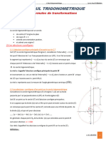 Calcul Trigonometrique Cours 1