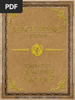 Arcane Archive (Magias - D&D 5E)