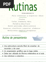 Rutinas. Sintetizar y Organizar Ideas