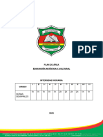 Plan de Area 2023 Artistica CPSJT