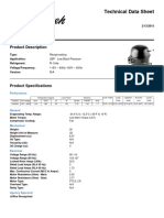 Tecumseh Tpg1410yxa Technical Data Sheet 691740