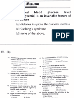 Diabetes Mellitus MCQs