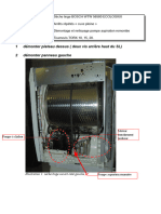 Demontage Pompe Seche Linge BOSCH WTW 56580 ECOLOGIXX