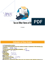 10 - Tax On Other Items of Gi (Lecture Transcript)