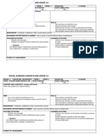 Social Sciences Lesson Plans Grade 4