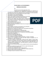 Geotechnical Engineering Imp Questions