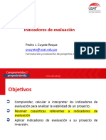 Sesión Indicadores de Evaluación