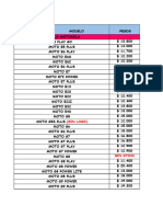 Lista de Precios LH Accesorios 05 Diciembre