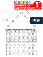 Ascendente y Descendente para Primer Grado de Primaria