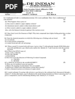 Class X Cycle Test