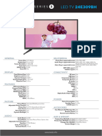 Tesla TV 24E309BH Specifications EN