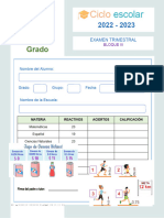 Examen Trimestral 6grado Bloque III 2022 2023