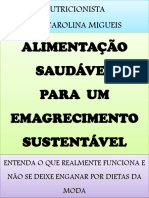 Alimentação Saudável para Um Emagrecimento Sustentável