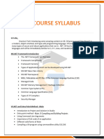 C Syllabus