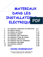 TECHNOLOGIE DES MATERIAUX 1 Ère Élec Prof