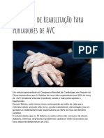 Exercícios de Reabilitação para Portadores de AVC