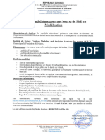 Appel A Candidature