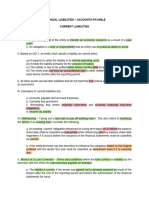 Financial Liabilities Accounts Payable - Practice Set