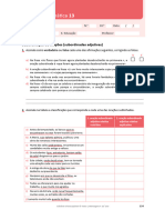 Gramática - Ficha de Trabalho - Orações Subordinadas Adjetivas - 2024