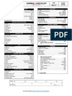 Emerald ATR 72 NORMAL CHECKLIST