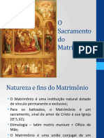 O Sacramento Do Matrimônio