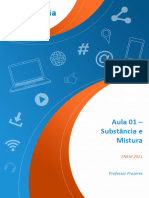 Aula 01 - Substâncias e Misturas - Livro Digital