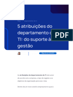 5 Atribuições Do Departamento de TI - Do Suporte À Gestão