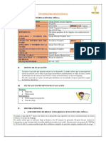 Informe Psicopedagógico Luciana