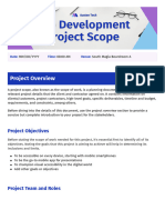 Project Scope Doc in Blue Purple Corporate Geometric Style