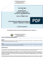 Lengua Castellana, Plan de Área y de Aula, en Malla de Aprendizaje y Malla Curri