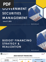 Government Securities Management - 27 June 2023