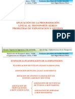 TEMA 5 - Aplicacion de La Programacion Lineal Al Transporte Aereo