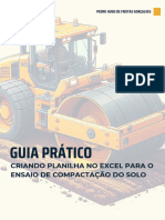 Guia Prático - Planilha Do Excel - Ensaio de Compactação