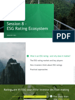 Lecture 8 - ESG Rating Ecosystem