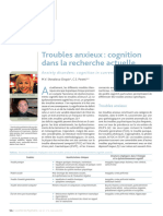 TROUBLES ANXIEUX - COGNITION DANS LA RECHERCHE ACTUELLE (6 Pages - 365 Ko)