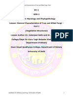 Characteristics of Fungi - Part I