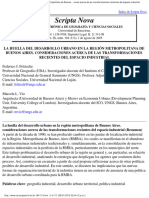 Cambios y Enfoques en Las Pautas de Localizacion Ind. en La RMBA