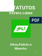 Estatutos Patria Libre