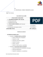 Plan de Evaluación Bioquímica