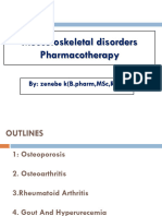 Masculoskeletal Disorders Pharmacotherapy