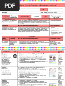 4° Planeción PC Las Profesiones y Los Oficios Libro Pe