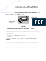 6.1 The Nucleus, Radioactive Decay and Using Radiation