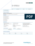 High Speed Steels: Available Product Shapes