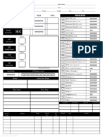 Character Sheet